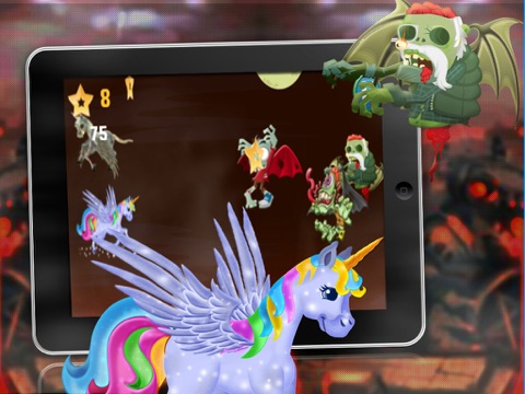 ユニコーンゾンビの黙示録PRO - 無料ゾンビゲーム！ Unicorn Zombie Apocalypse PRO - A Free Zombie Game!のおすすめ画像2