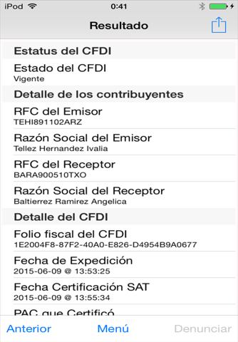 CFDI Validador Plus screenshot 3