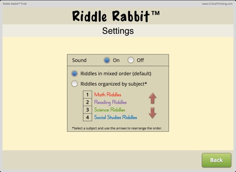 Riddle Rabbit™ PreK screenshot 2