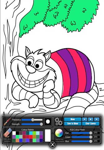 Coloring Book: Alice in Wonderland screenshot 3