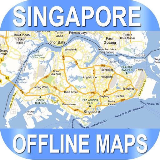 Singapore Offlinemaps with RouteFinder icon