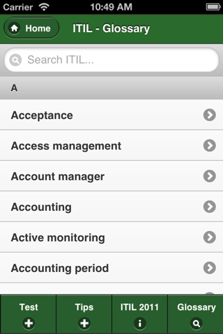 QA ITIL Foundation screenshot 4