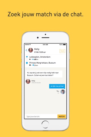 Yeller - Makkelijk een taxi delen screenshot 2