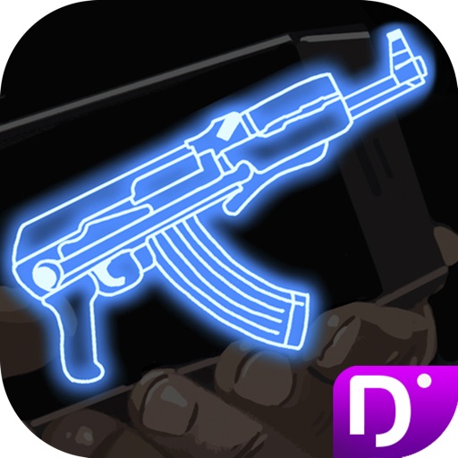 Neon Gun Shooter Weapon iOS App