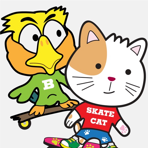 Ugly Bird & Skate Cat icon