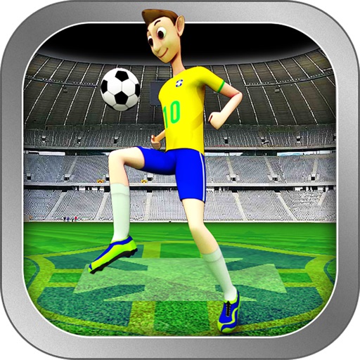 Brazil Soccer Ball Juggler Icon