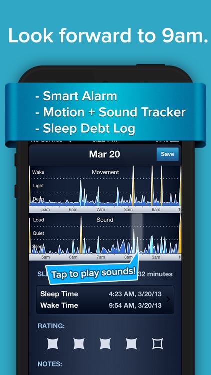 SleepBot - Smart Cycle Alarm with Motion & Sound Tracker