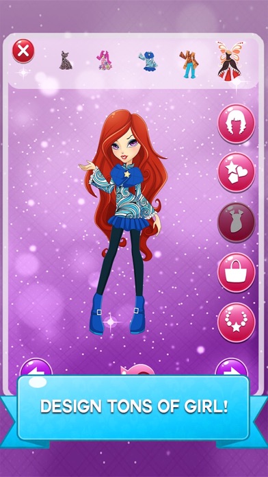 Dress-up " Hollywood Girls " : The Monster girl high school lift fashion winx ever after gameのおすすめ画像4