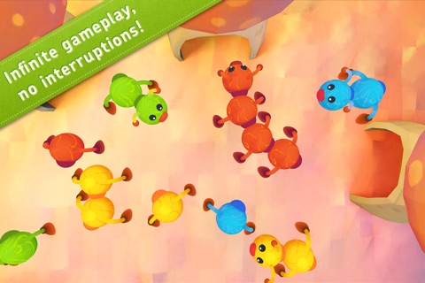 Colory Caterpillar - color learning app for toddlers & kids screenshot 3