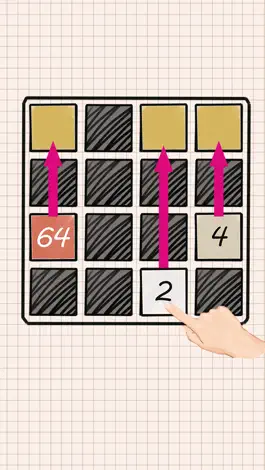 Game screenshot 2048 - Number puzzle Doodle Style hack