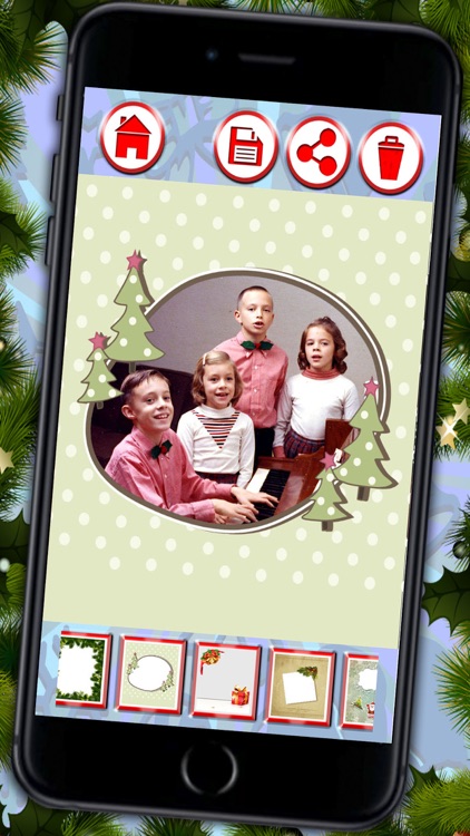 Christmas frames – Create customized xmas greetings to wish Merry Christmas