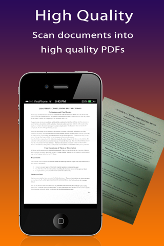 Quick Scanner : Quickly scan document, receipt, note, business card, image into high-quality PDF documents screenshot 2
