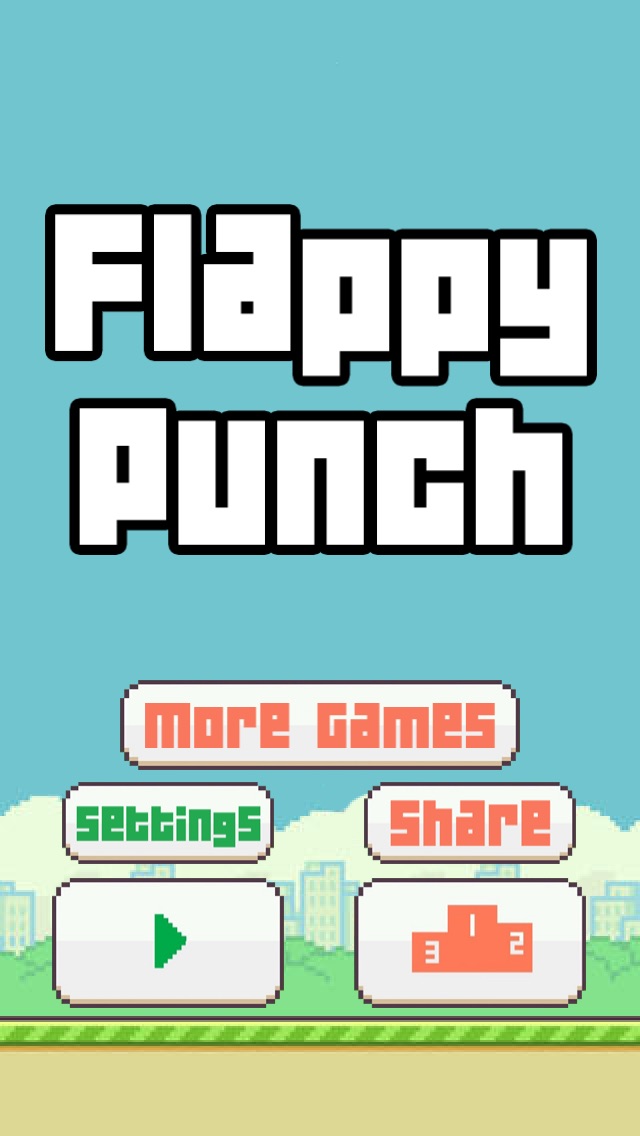 Flappy Punch FREE - The End of a Tiny 2048 Bird - by