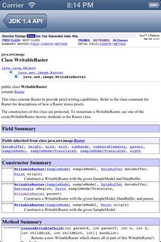 Java 10 API Ref screenshot 4