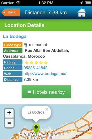 Casablanca Guide, Map & Hotels screenshot 2