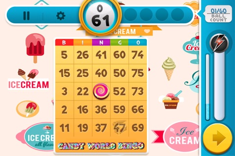 A Awesome Candy World Bingo Hall - Lollipop Daubing With Power-Ups screenshot 4