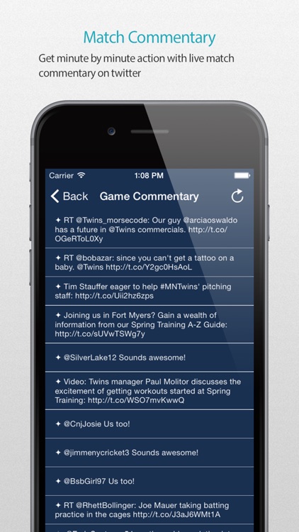 Minnesota Baseball Schedule Pro — News, live commentary, standings and more for your team! screenshot-4