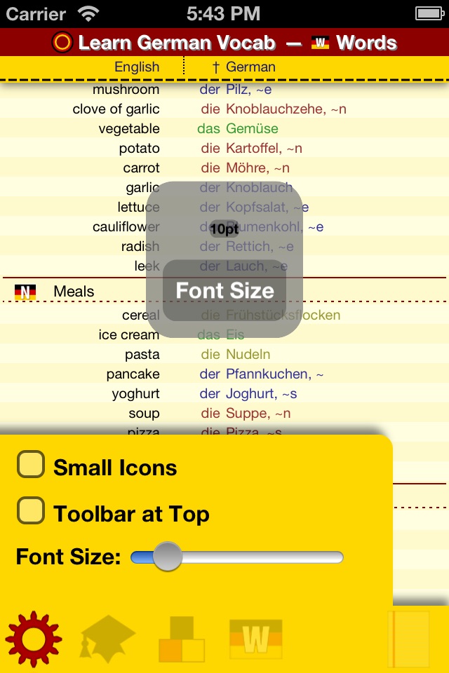 Learn German Vocab screenshot 2