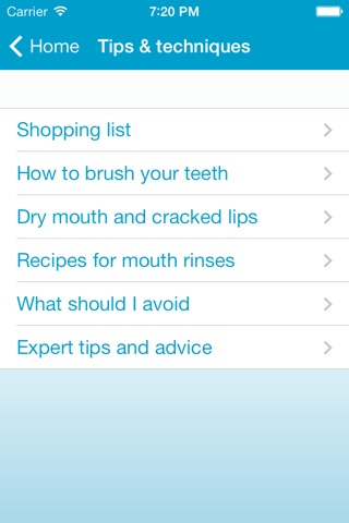 Oral Mucositis Care screenshot 2