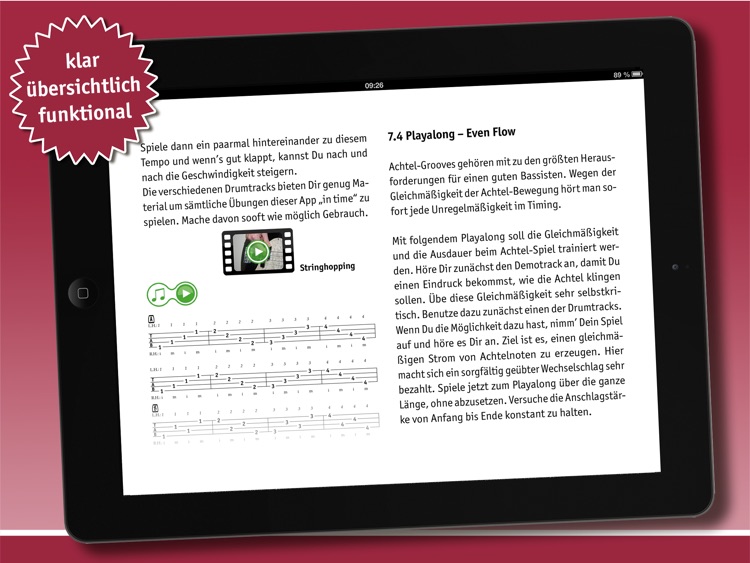 FOUR STRINGS – Die E-Bass-Schule. (deutsche Version) screenshot-0