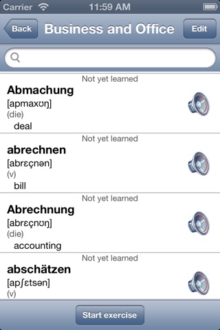 Learn German Words screenshot 2