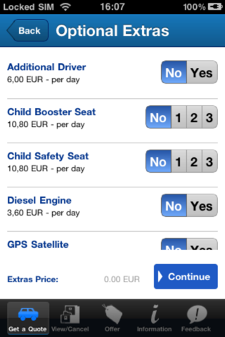 Budget Car Hire screenshot 3