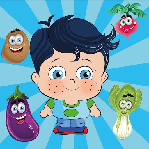 Learn Turkish with Little Genius - Matching Game - Vegetables iOS App