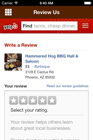 Hammered Hog BBQ screenshot 4