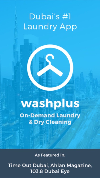 washplus Laundry Pickup and Delivery App - Dubai