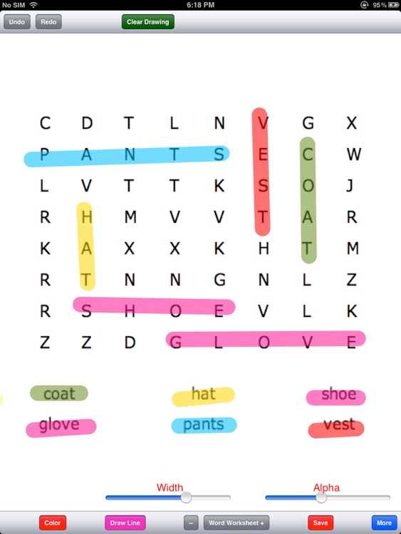 Kids Word Search,(age 5+)