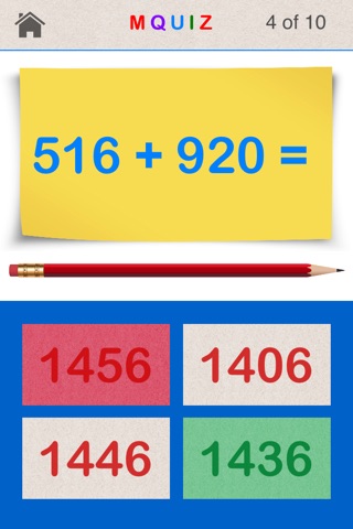 MQuiz Three-Digit Numbers Addition and Subtraction - Mental Math Quiz screenshot 3