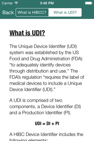 HIBCC UDI Decoder screenshot 3
