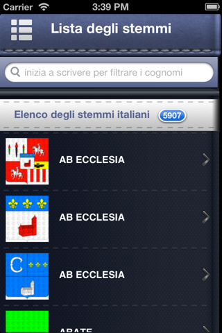 Cognomi & Stemmi screenshot 3