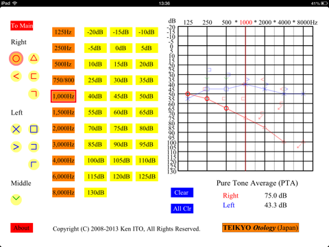 iAudiogram screenshot 3