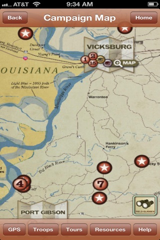 Vicksburg Battle App screenshot 3