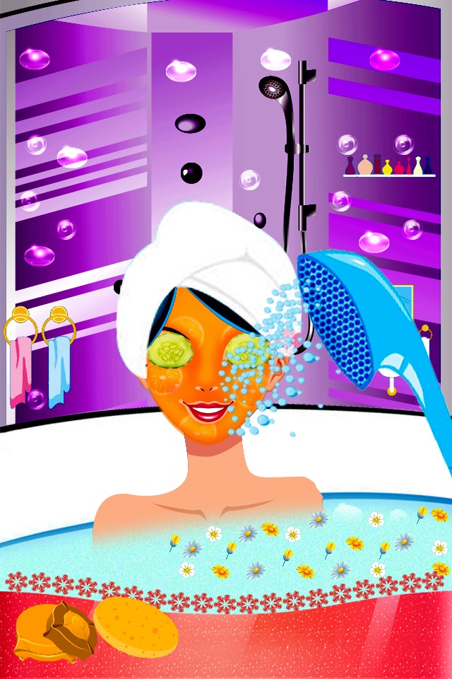 Little Beauty Princess Spa Salon - Girls Games for face,hair fashion makup & makeover screenshot 4