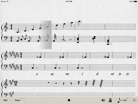 Prelude - Score Editor screenshot 2