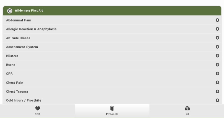 Wilderness First Aid App