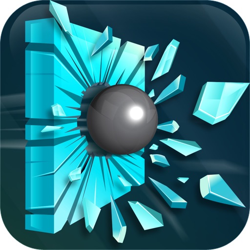 Gravity Glass Hit: Physics Shattering Marble Corridor Tunnel (Mysterious Sci-Fi Ball-Game) Icon