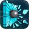 Gravity Glass Hit: Physics Shattering Marble Corridor Tunnel (Mysterious Sci-Fi Ball-Game)