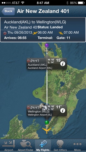 Wellington Airport + Flight Tracker Premium air WLG New Zeal(圖1)-速報App