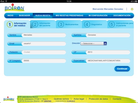 e-receta Boiron screenshot 3