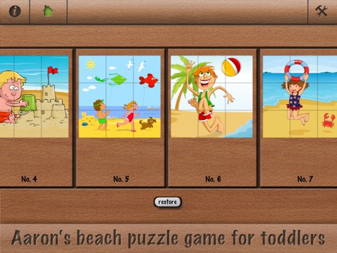 Aaron's beach puzzle for toddlers screenshot 4
