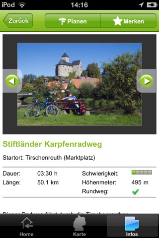 Wallenstein Radwanderweg screenshot 4