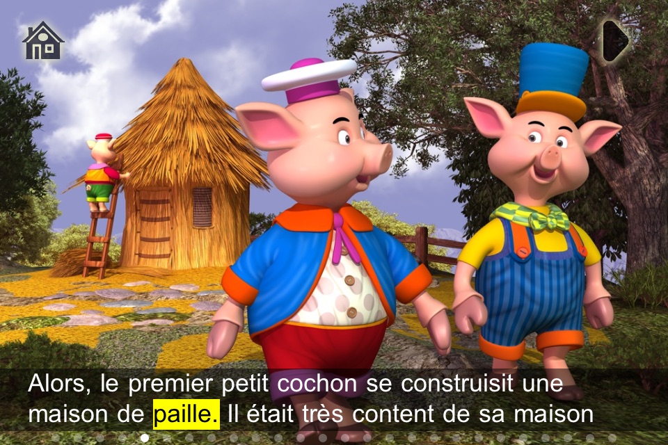 The 3 Little Pigs - Book & Games (Lite) screenshot 3