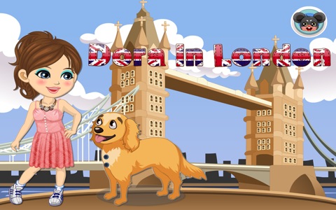 Dora in London – Dress up Dora and her little dog screenshot 3