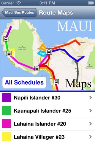 Maui Bus Routes screenshot 2
