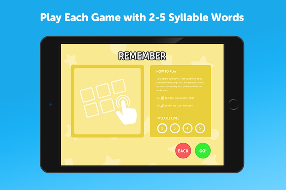 Multi-Syllabic Word Party screenshot 2