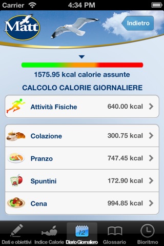 iBenessere, bioritmo e calorie screenshot 3