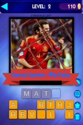 Guess The Tiled Star Footballers Quiz - World Soccer Players Faces Game - Free App screenshot 3